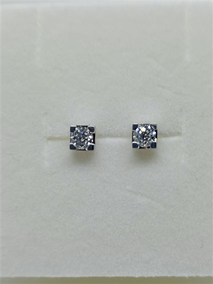 Orecchini Davite & Delucchi Donna in Oro bianco Diamante 0.34 Ct BBS0828334 - BBS0828334